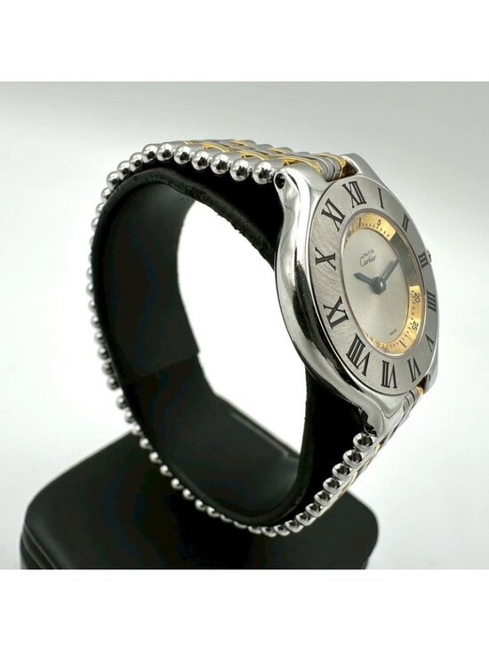 Cartier Must 21 SM Watch Quartz SS Silver Vintage main image 4